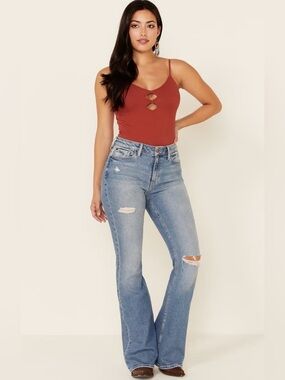IDYLLWIND Denim Legends Flare High Rise Jeans Size 12 / 34